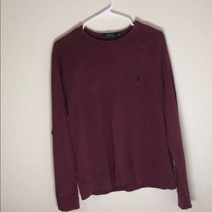 Maroon RL Polo Crew Sweater